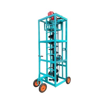 Escavação de buracos no solo com Cma7300 Petróleo Terra Auger Drill 2 tempos 63cc Motor a gasolina