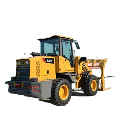 Caso usado 580m Carregador de rodas Backhoe 600 kg Peso da máquina Nenhuma bomba hidráulica
