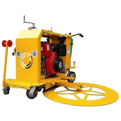 Rodoviária Rodoviária Manhole Covers Cutting Machine 130mm profundidade de corte gasolina / diesel