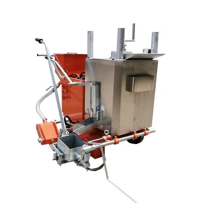 Máquina de pintura rodoviária termoplástica com 1200*850*1000mm Tamanho e espessura de linha de 1-2 mm