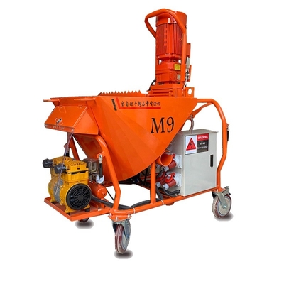 Máquina de pulverização de gesso Tupo 9 com capacidade de 200 kg e alimentação de 380 V