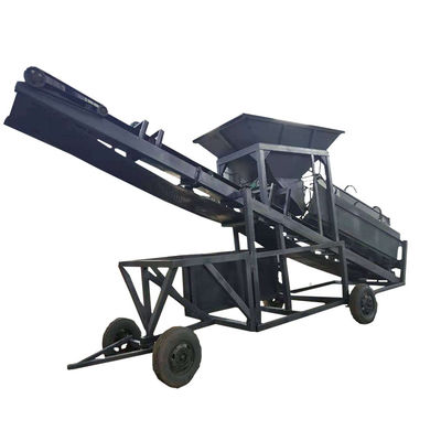 11m*2,2m*3,7m Máquina móvel de filtragem de areia de sílica para separação móvel de solo