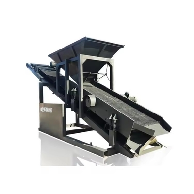 Máquina de filtragem de areia vibratória com tela de tambor alimentada de vibração externa de três camadas
