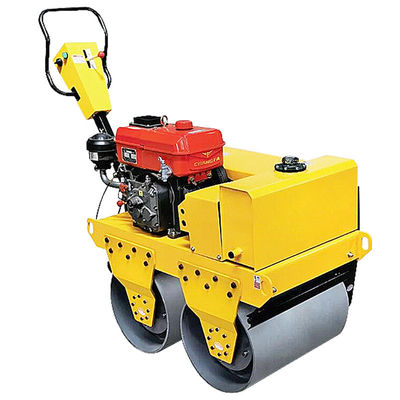 Mini Roller Electric Starting Road Roller Vibratory Compactor para obras de construção