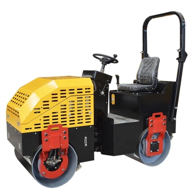 Compactor manual de rolos de duplo tambor para estradas de pequenas dimensões