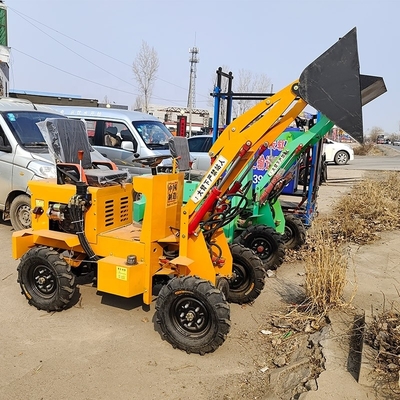 Mini-carregador de rodas articuladas Zl15f com comando de piloto mecânico para fácil operação