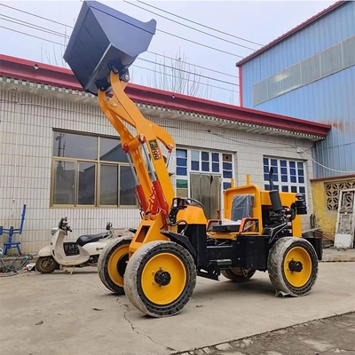 Mini-carregador de rodas articuladas Zl15f com comando de piloto mecânico para fácil operação