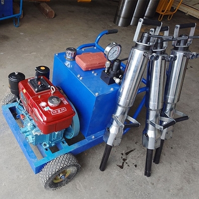 Máquina de separar núcleos hidráulicos portáteis com motor AC para perfuração e separação de rochas duras