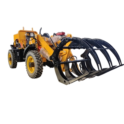 0.5m3 Capacidade de balde 500kg 600kg Carregamento Rodas de descarga Tipo de balde frontal Mini carregadores