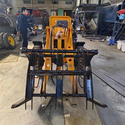 Carregador de rodas Pequeno Telescópico Terreno Telehandler 3 toneladas Carregador frontal Camelo de aço 55-75kw