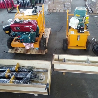 AC Motor Hydraulic Rock Splitter O melhor investimento para o sucesso de corte de pedras de pedreira