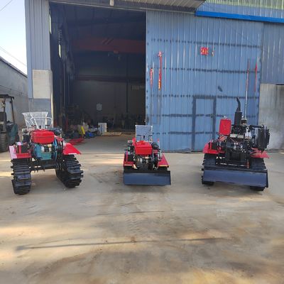 800 KG Diesel Crawler Rotary Tiller para fazendas Melhora a sua produtividade agrícola