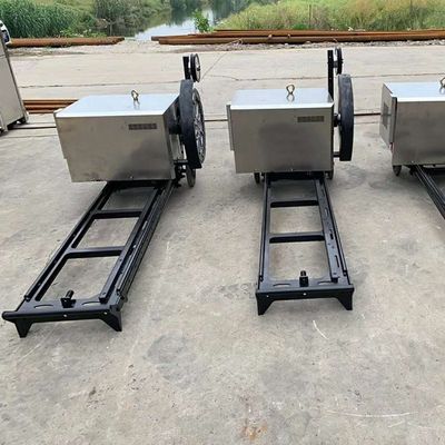 Máquina de corte de pedra 55KW Cnc Diamond Wire Saw para moldagem e corte de pedra