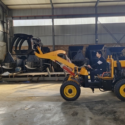 Carregador frontal Venda direta Mini Carregador de rodas Trator para lojas de materiais de construção