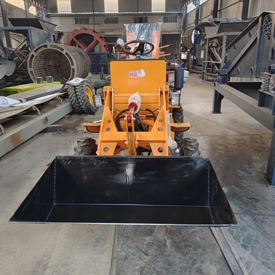 Lojas de materiais de construção CHANGCHAI Motor Carregador de rodas Frente com capacidade de carga de 400 kg