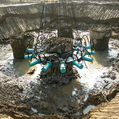 1470 kg Eletromecânico Yantai Hydraulic Pile Breaker para Excavator Loader