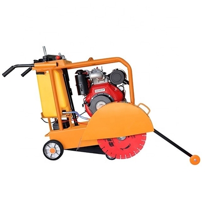 Máquina de corte de estradas de pavimento de concreto de 12 polegadas para caminhada e motor diesel