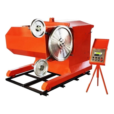 Máquina de serra de arame de diamante de 22 kW para extração de pedra, granito de mármore e corte de concreto