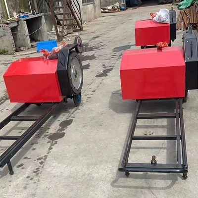 Máquina de serra de arame de diamante de 22 kW para extração de pedra, granito de mármore e corte de concreto