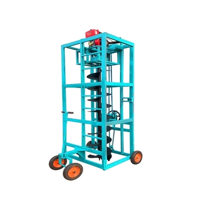 1.7 toneladas Máquina de Escavação de Equipamentos de Plantação Escavação de Buracos com comprimento de perfuração de 0,5-2,5 m