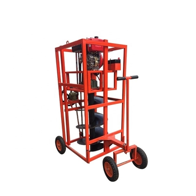 1.7 toneladas Máquina de Escavação de Equipamentos de Plantação Escavação de Buracos com comprimento de perfuração de 0,5-2,5 m