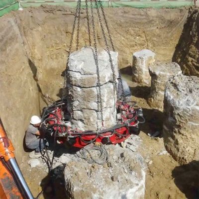 1470 kg Alta eficiência de quebra de pilhas de concreto redondo