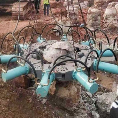 1470 kg Anexo de quebra-pilhas hidráulico circular para processo de demolição suave de pilhas