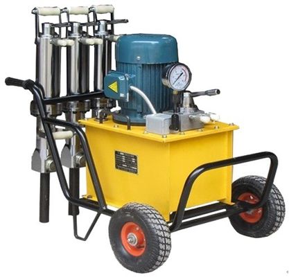 Cortador de tijolos hidráulico, divisor de blocos para corte de blocos de rocha de concreto com motor AC