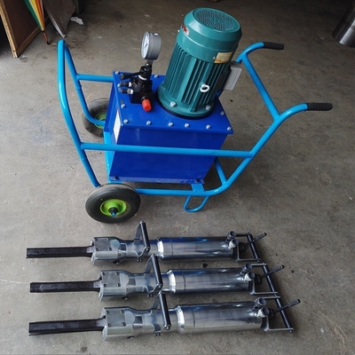 Fabricação Completa Pedreira Hidráulica Usando Máquina de Divisão de Rocha de Mineração de Potência