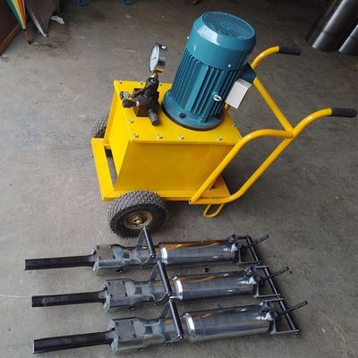 200 kg de peso motor diesel divisor de rocha hidráulico para divisão de rocha suave e rápida