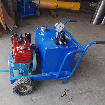 200 kg de peso motor diesel divisor de rocha hidráulico para divisão de rocha suave e rápida
