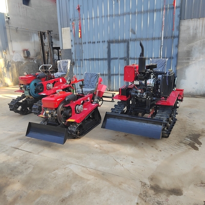 35hp Reverse Rotary Crawler Mini Power Tiller com 2,5*1*1,3 m Tamanho e longa vida útil