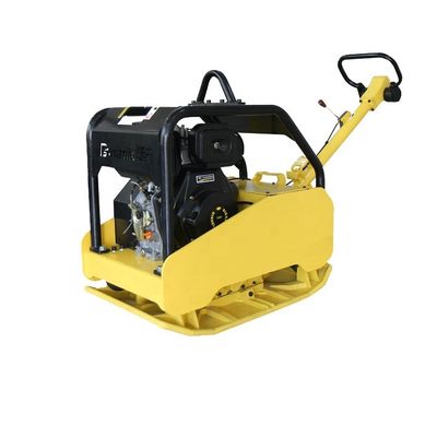 Compactor de placas do motor de gasolina com potência de 9,6kw e construção robusta