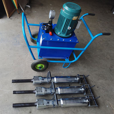 AC Motor Stone Piston Rock Splitter para aumentar a eficiência da demolição de concreto
