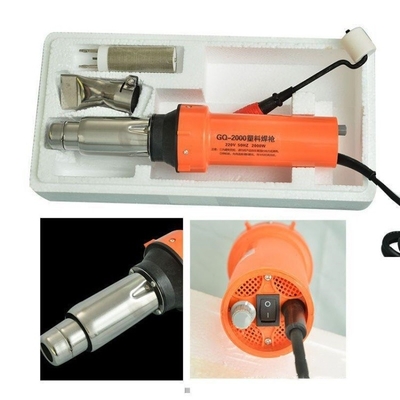 2KW Potência HDPE PVC Geomembrana Máquina de Soldadura a Queda Quente Máquina de Soldadura de revestimento de folha