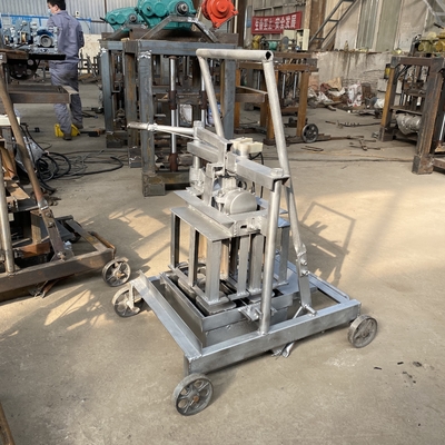 Máquina automática de pavimentação de concreto com grande ciclo de moldagem de tijolos de cimento hidráulico de 45s