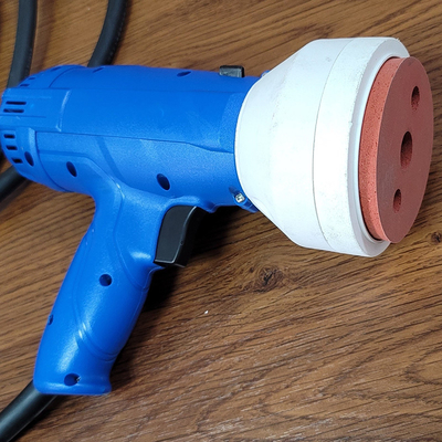 360*230*140mm Material geotécnico Máquina de soldadura combinada de ar quente e cunha quente para soldadura precisa