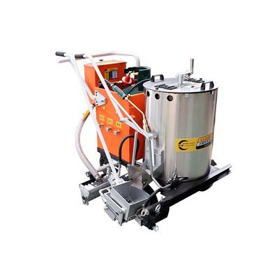 Máquina automática de marcação de linhas de estrada de controlo por computador para materiais de pintura termoplásticos