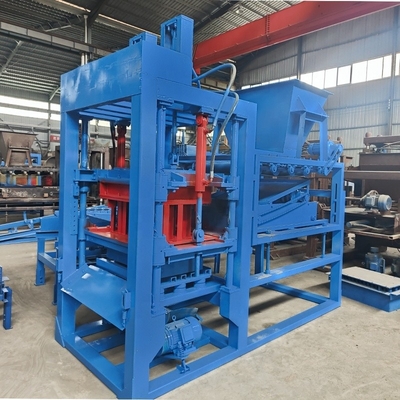 Máquina de construção de tijolos de cimento hidráulico grande Bloco de fabricação de máquinas de molde de tijolos interligados