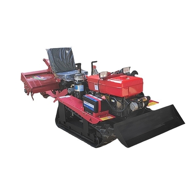 Máquinas de trabalho agrícola Tiller rotativo multifuncional de tipo crawler com motor a diesel
