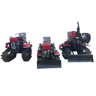 Máquinas de trabalho agrícola Tiller rotativo multifuncional de tipo crawler com motor a diesel