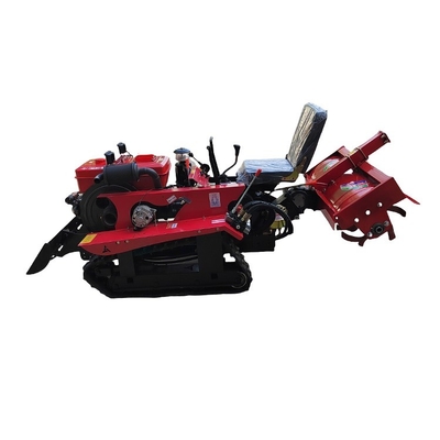 Máquinas de trabalho agrícola Tiller rotativo multifuncional de tipo crawler com motor a diesel