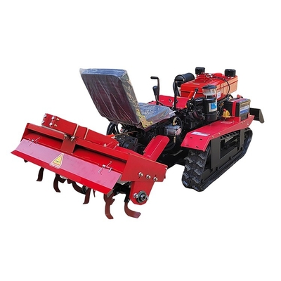 Máquinas de trabalho agrícola Tiller rotativo multifuncional de tipo crawler com motor a diesel