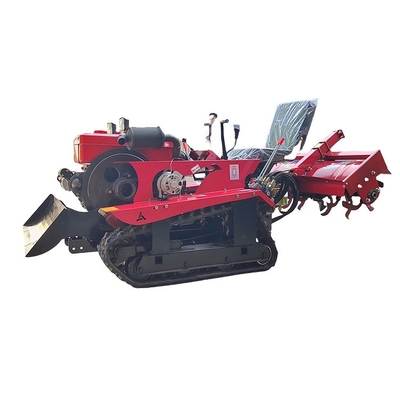 Máquinas de trabalho agrícola Tiller rotativo multifuncional de tipo crawler com motor a diesel