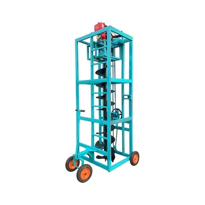 Pequena máquina de escavação de 48cc 196cc 212cc Agulha de terra a gás