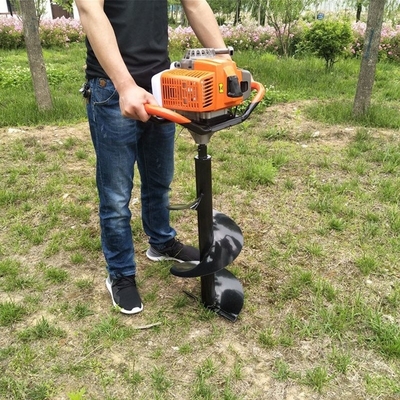 Escavação Profissional Simplificado Furo Terra Auger Máquina de perfuração comprimento de perfuração 0,5-2,5m