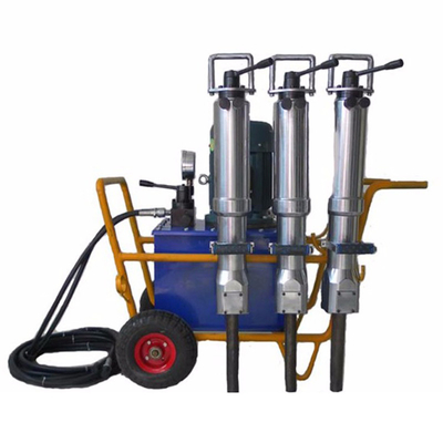 500-750 mm Profundidade de perfuração 200 kg Peso Ferramenta manual de divisão de rocha Máquina hidráulica de divisão de pedra