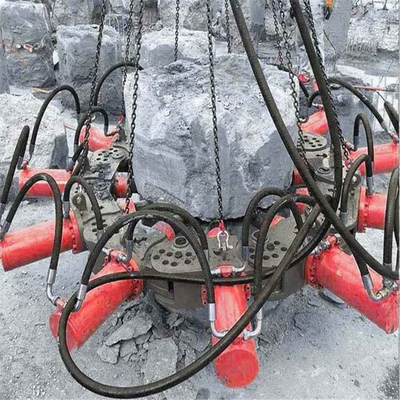 Excavadora de baixo consumo energético triturador hidráulico 75mm Chisel para empilhamento de pedra