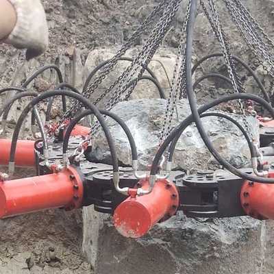 Excavadora de baixo consumo energético triturador hidráulico 75mm Chisel para empilhamento de pedra
