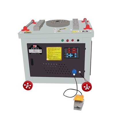 Máquina de dobragem elétrica de perfil redondo para barra de aço de oficinas de reparação de máquinas